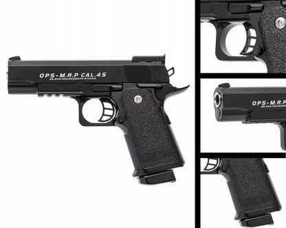 METALINIS PILSTOLAS PLASTIKINIAMS KAMUOLIUKAMS KOPIJA COLT METAL + 800 KAMUOLIUKŲ