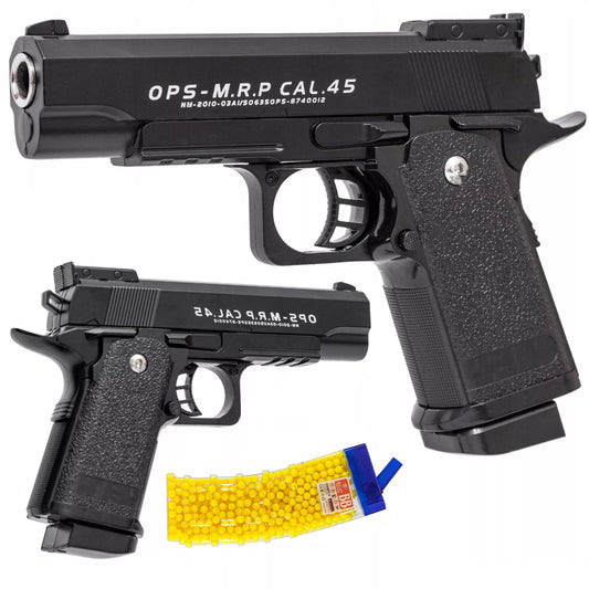 METALINIS PILSTOLAS PLASTIKINIAMS KAMUOLIUKAMS KOPIJA COLT METAL + 800 KAMUOLIUKŲ