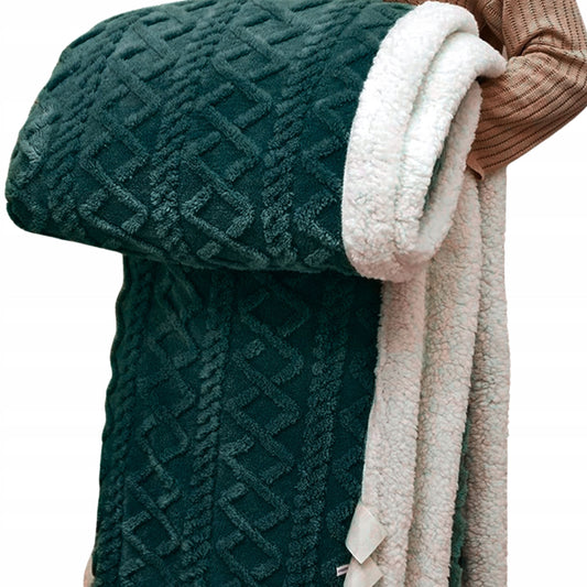 Minkštas storas pledas / avies kailio imitacija 160x220 cm