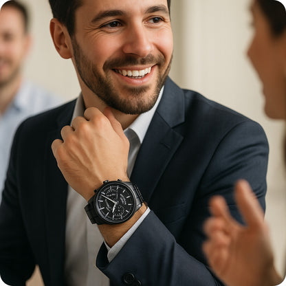 Išmanus laikrodis su mini kamera, diktofonu ir judesio jutikliu