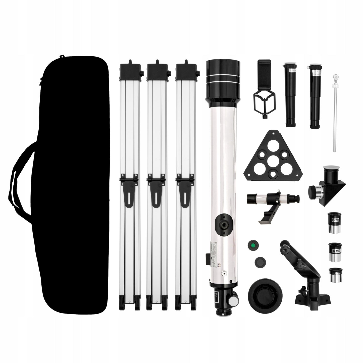 MIRAI OPTICS Profesionalus Refrakcinis Astronominis Teleskopas Su Zoom Filtrais