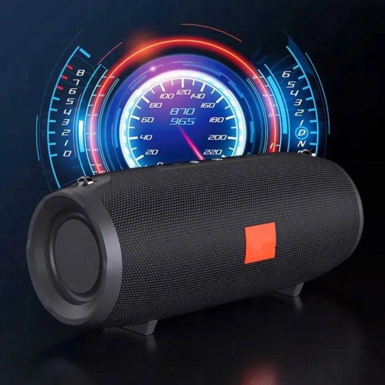 Bluetooth garsiakalbis 40W su LED, TWS ir Power Bank funkcija