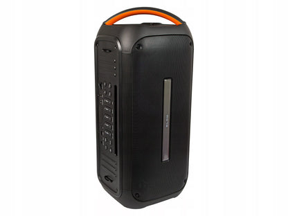 Galingas Bluetooth nešiojamas mobilus garsiakalbis su mikrofonu, nuotolinio valdymo pulteliu, USB, SD, Karaoke