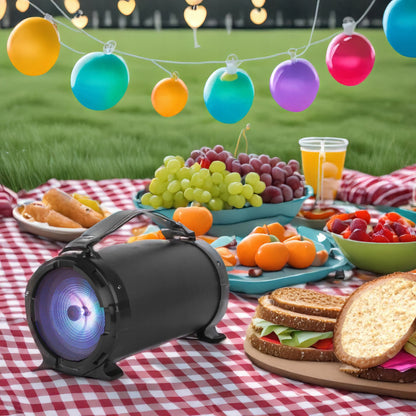 Galingas Bluetooth garsiakalbis USB SD AUX Nešiojamas FM radijas Boombox Sistema Bazooka