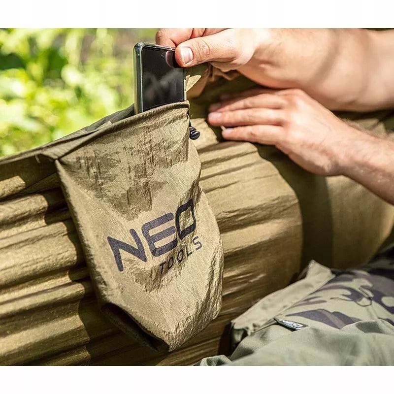 STIPRUS HAMAKAS 200KG SODUI SURVIVALINIS TURISTINIS NEO TOOLS