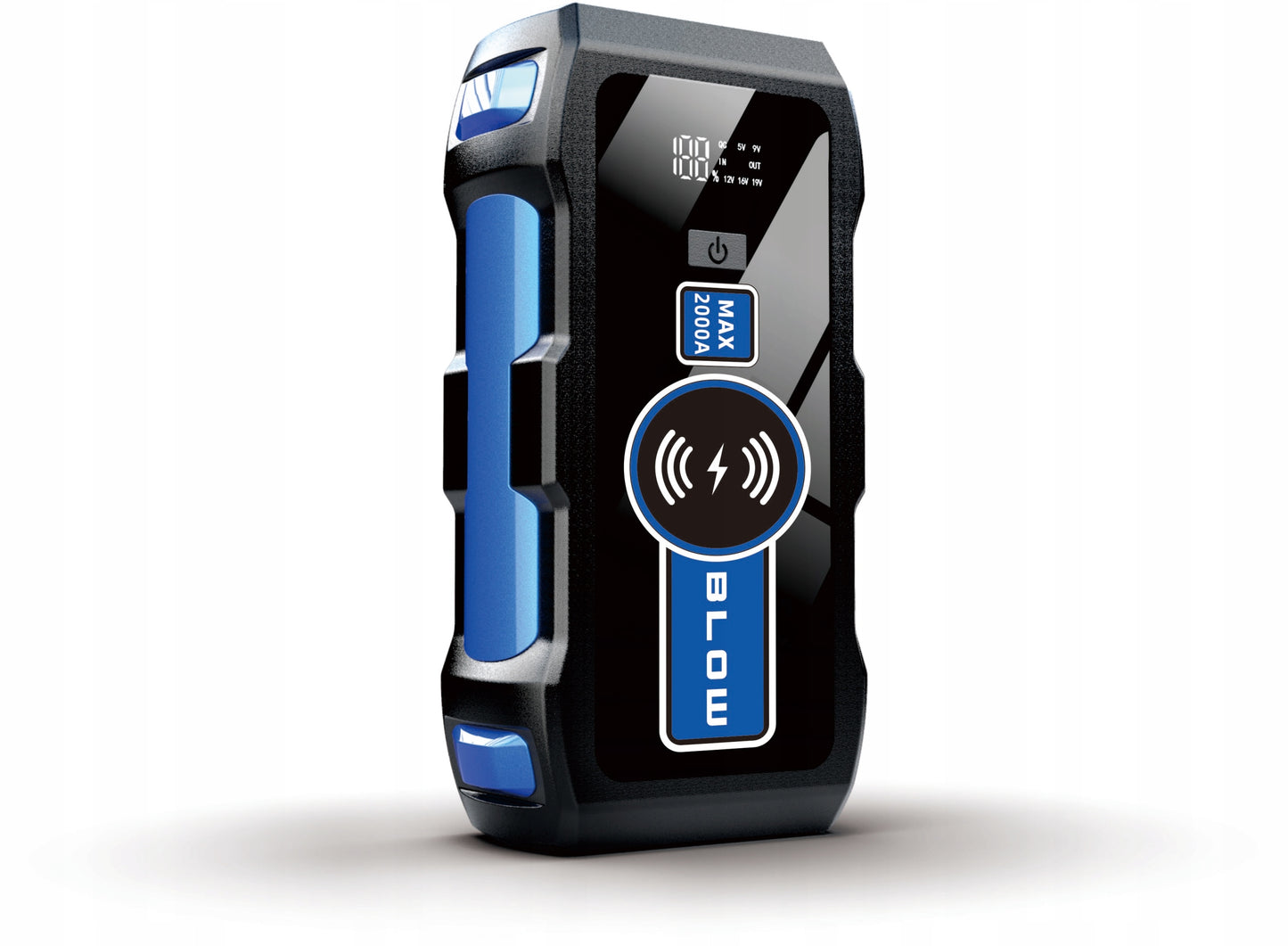 Galingas startuolis 2000A, Powerbank, LED, Užvedimo įrenginys 12000mAh