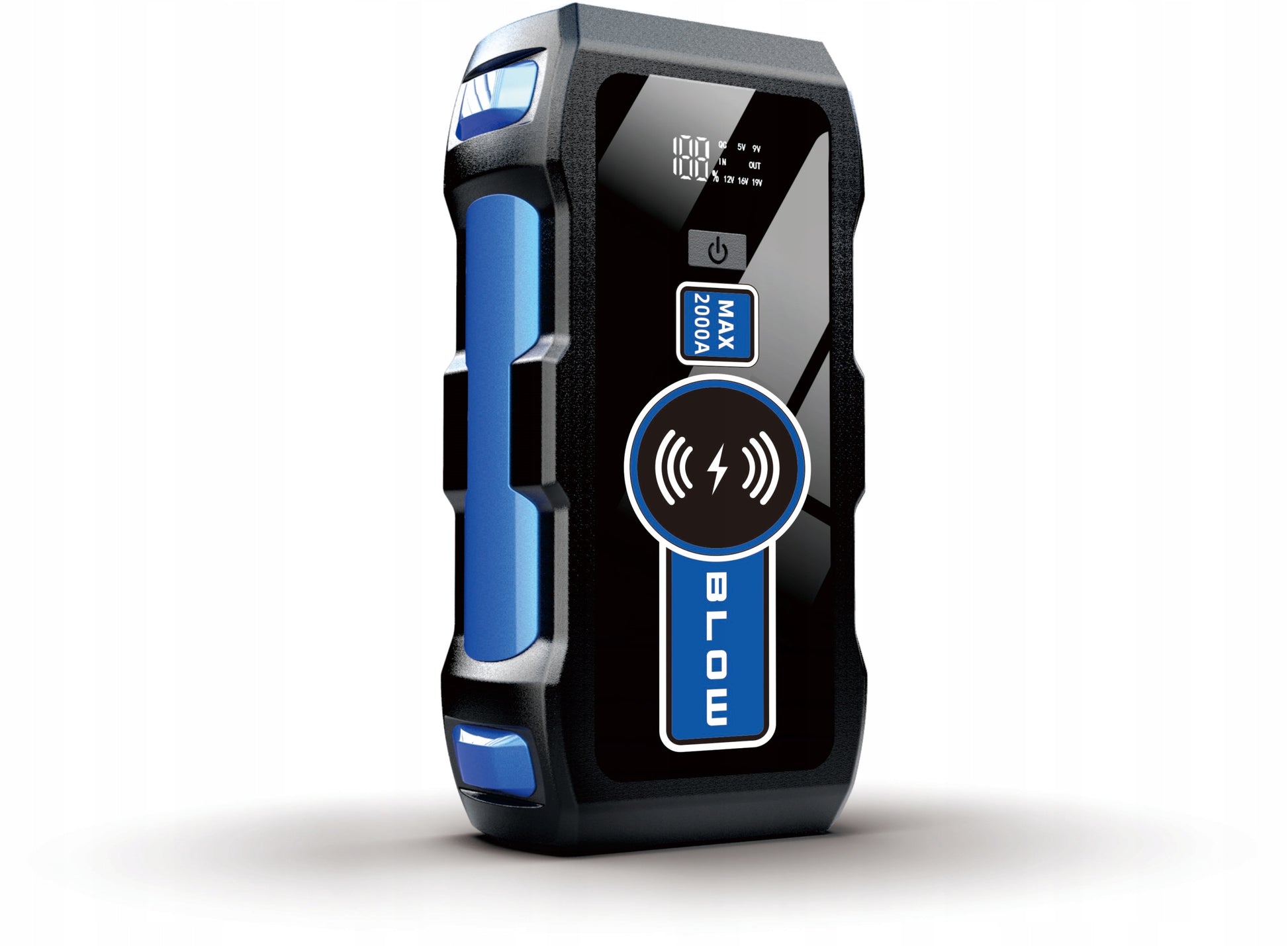 Galingas startuolis 2000A, Powerbank, LED, Užvedimo įrenginys 12000mAh