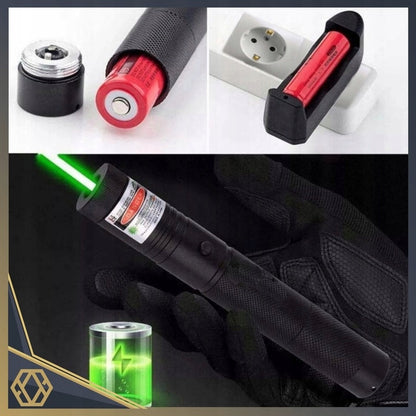 Galingas Žalias Lazerinis Rodiklis ULTRA 90000W Mega Nuotolis 4in1 Lazeris