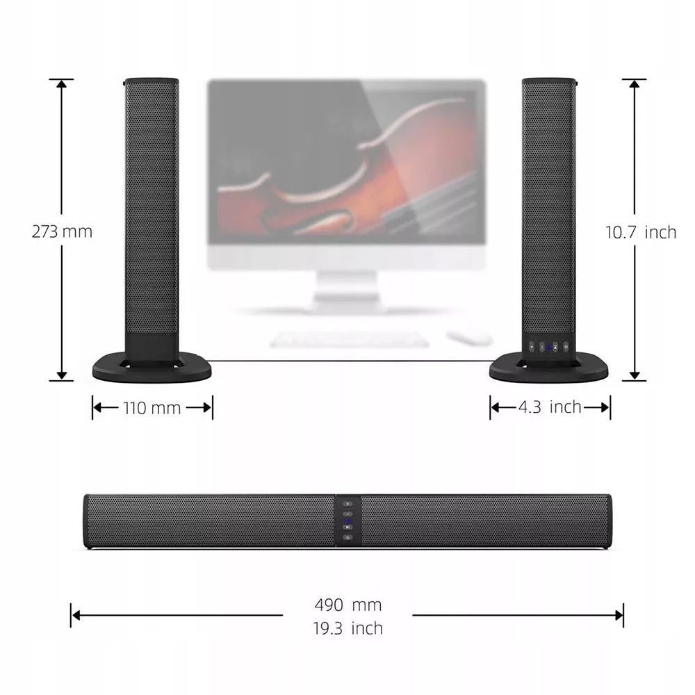 Galingos Bluetooth kolonėlės – su USB, namų kinas