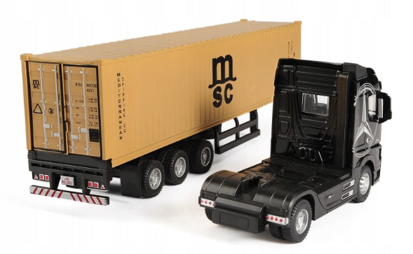 Modelis vilkiko su puspriekabe MERCEDES, mastelis 1:43