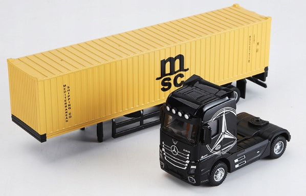 Modelis vilkiko su puspriekabe MERCEDES, mastelis 1:43