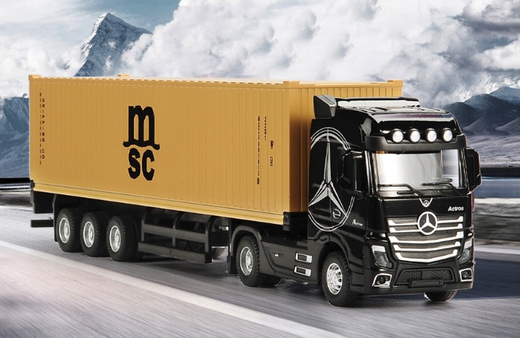 Modelis vilkiko su puspriekabe MERCEDES, mastelis 1:43