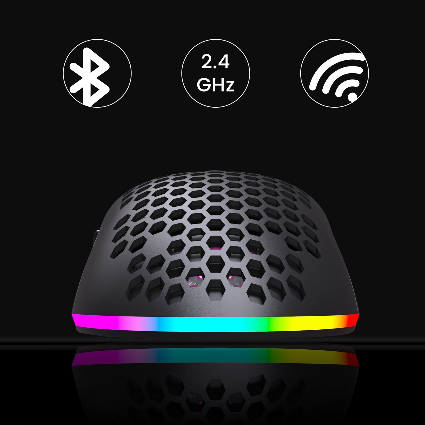 Belaidė žaidimų pelė - RGB