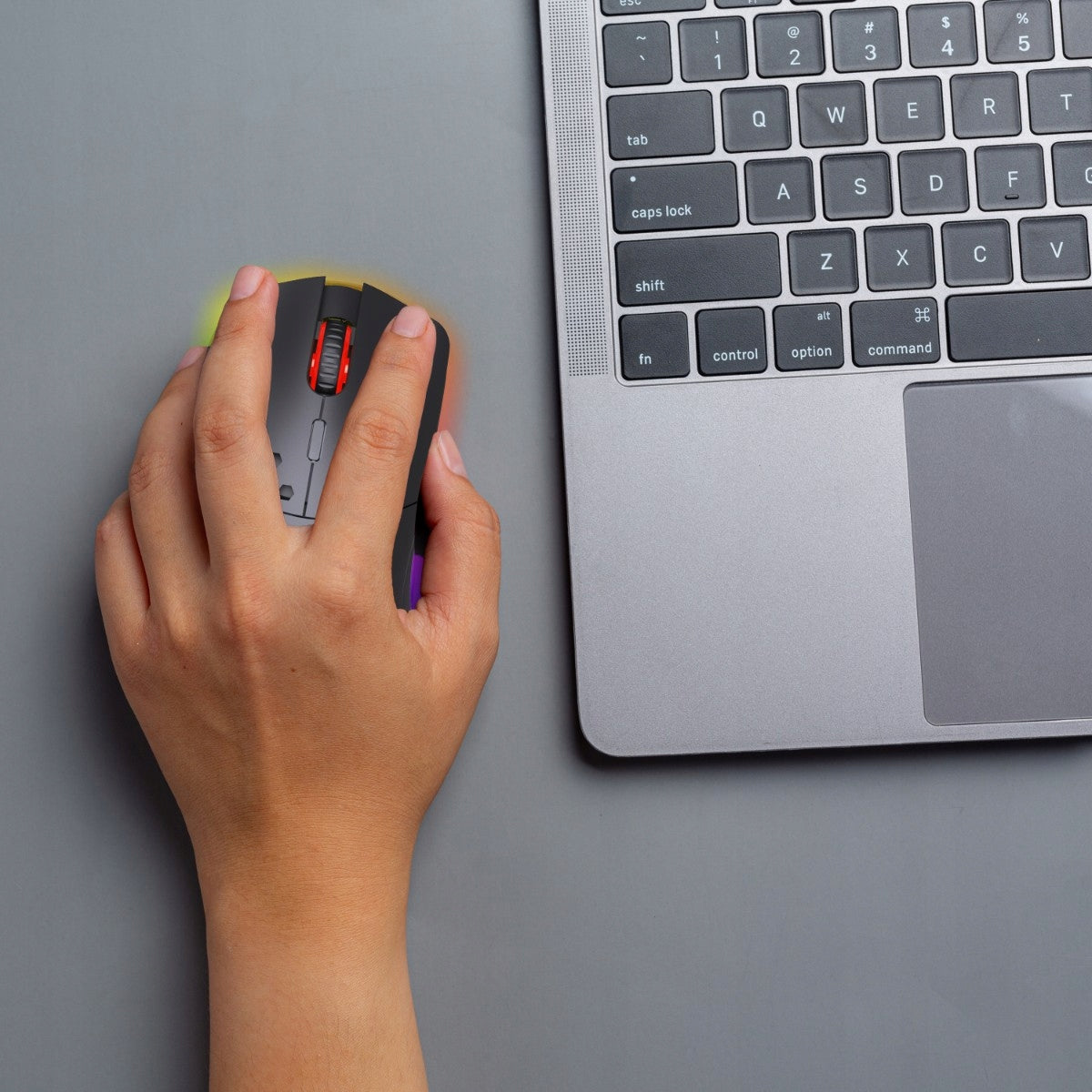 Belaidė žaidimų pelė - RGB