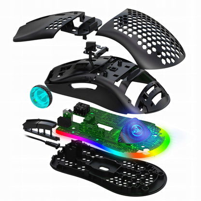 Belaidė žaidimų pelė - RGB