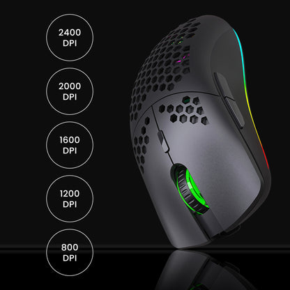 Belaidė žaidimų pelė - RGB