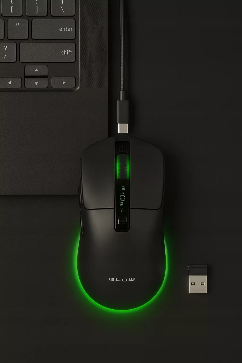 Belaidė Kompiuterinė Optinė Žaidimų Pelė USB Bluetooth 2.4G