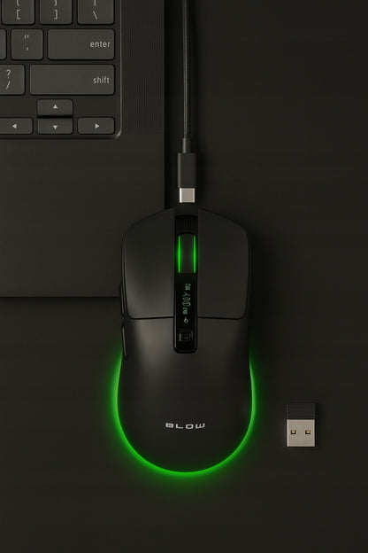 Belaidė Kompiuterinė Optinė Žaidimų Pelė USB Bluetooth 2.4G