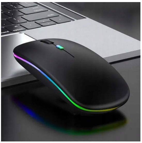 MYSZ Myszka Žaidimų RGB Belaidė 1200 DPI Kompiuteriui / Nešiojamam Kompiuteriui