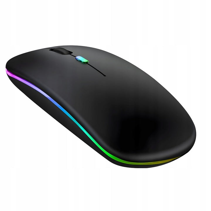 MYSZ Myszka Žaidimų RGB Belaidė 1200 DPI Kompiuteriui / Nešiojamam Kompiuteriui