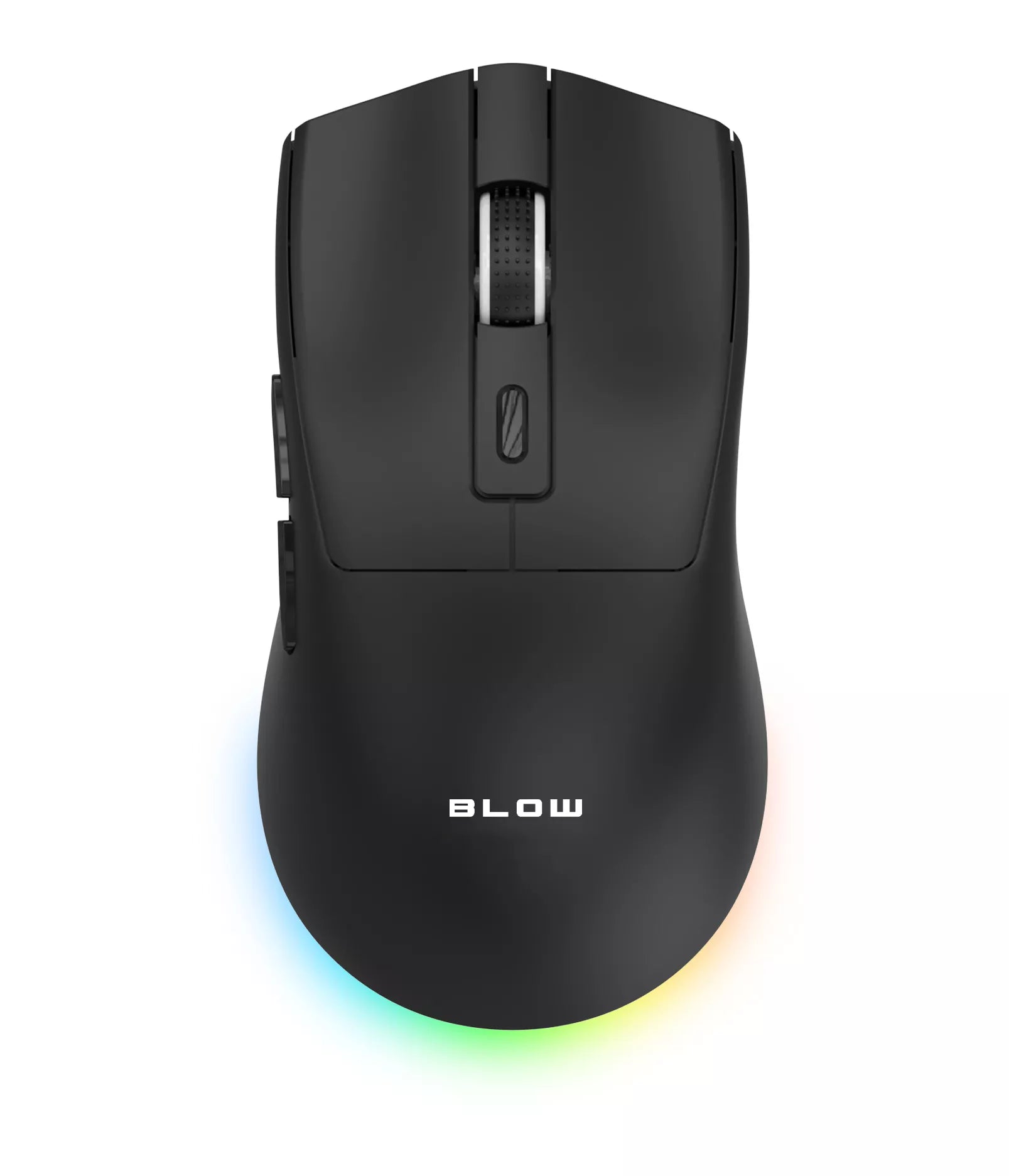 Juoda optinė žaidimų pelė su įkrovimo stotele, PC, USB, Bluetooth 2.4GHz