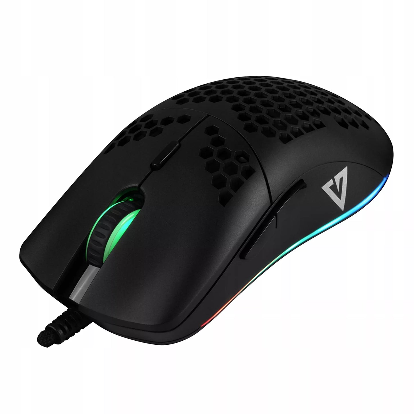 Laidinė žaidimų pelė - RGB apšvietimas - Optinis jutiklis 12400 DPI