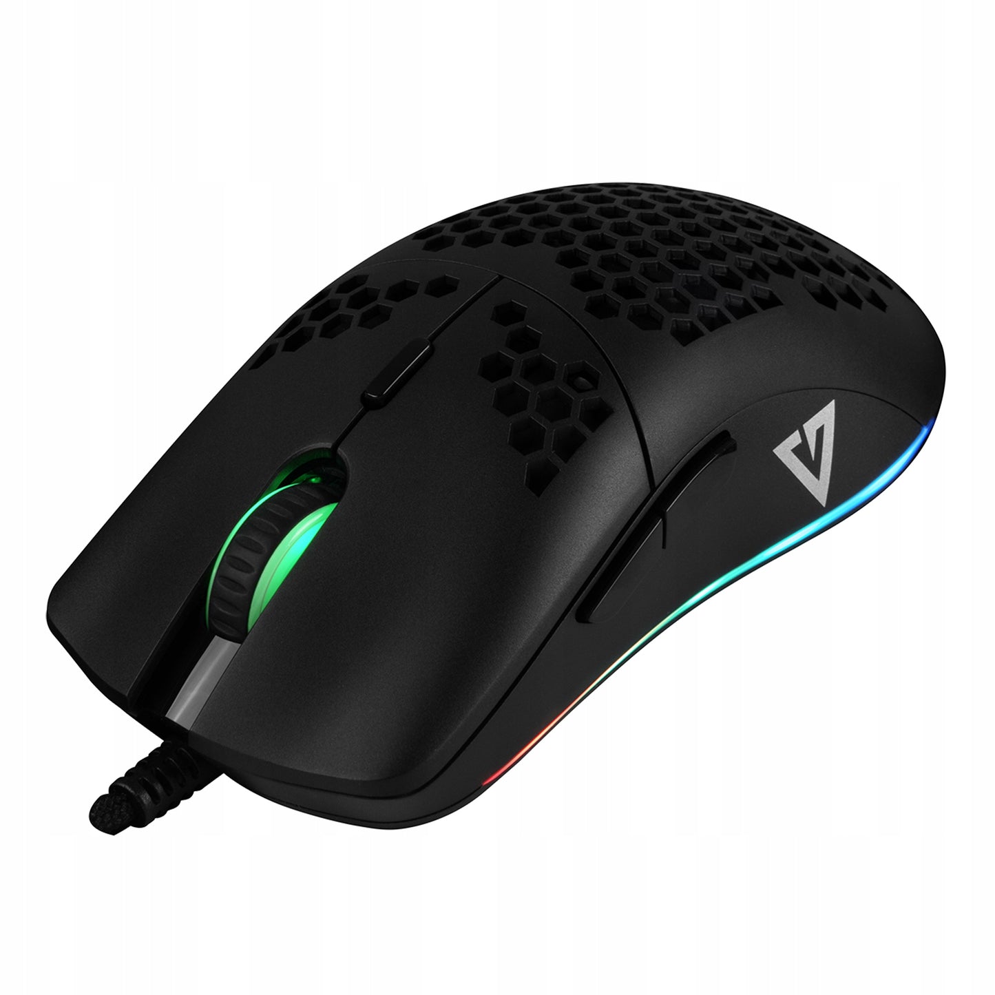 Laidinė žaidimų pelė - RGB apšvietimas - Optinis jutiklis 12400 DPI