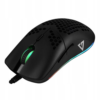 Laidinė žaidimų pelė - RGB apšvietimas - Optinis jutiklis 12400 DPI