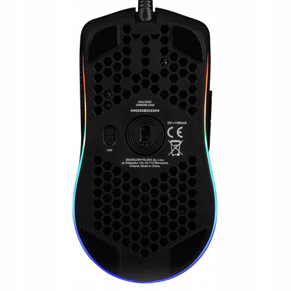 Laidinė žaidimų pelė - RGB apšvietimas - Optinis jutiklis 12400 DPI