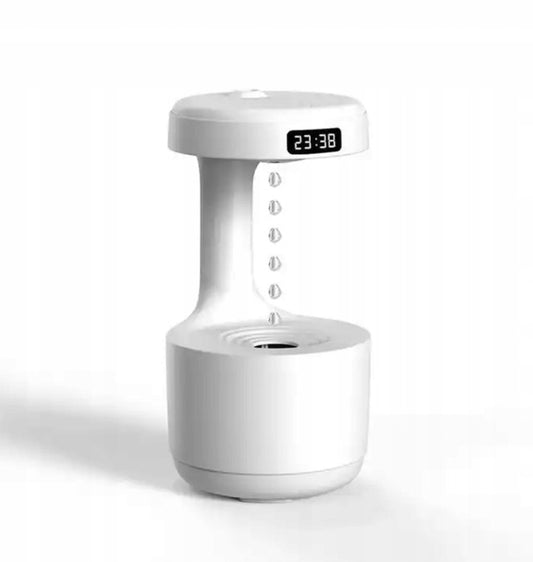 Antigravitacinis Lietaus Oro Drėkintuvas su LED Ekranu ir Aromaterapija