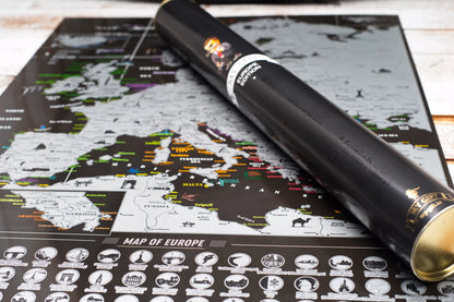 Nutrinamas Europos žemėlapis (dovana)