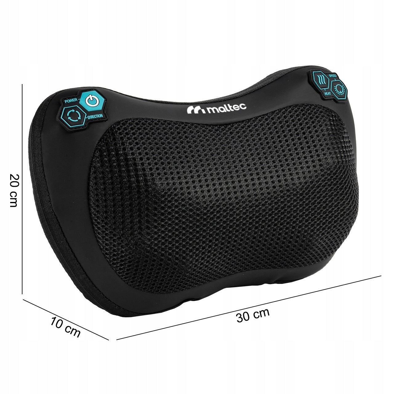 Masažuojanti pagalvė su šildymo funkcija – nugaros ir kaklo masažuoklis