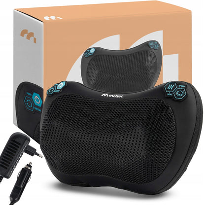 Masažuojanti pagalvė su šildymo funkcija – nugaros ir kaklo masažuoklis