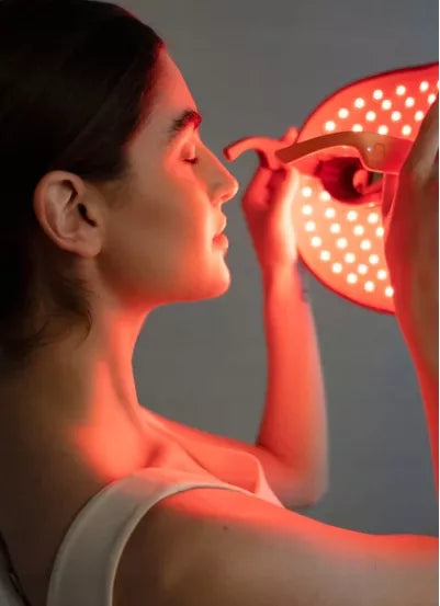 LED veido kaukė su fotoninio švytėjimo režimais TouchBeauty Glam Atjauninanti