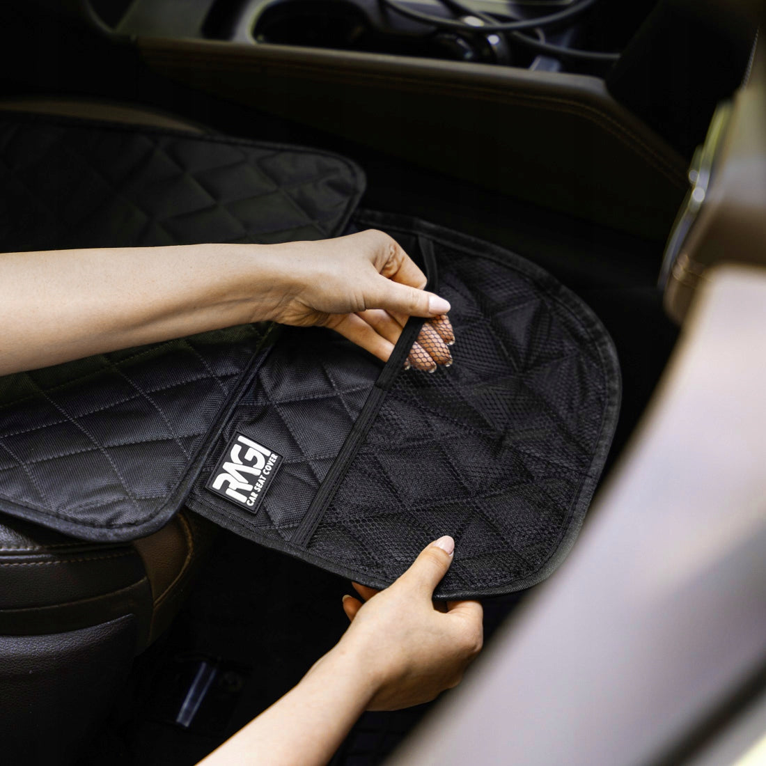 Apsauginis Automobilio Sėdynės Kilimėlis su ISOFIX Sistema