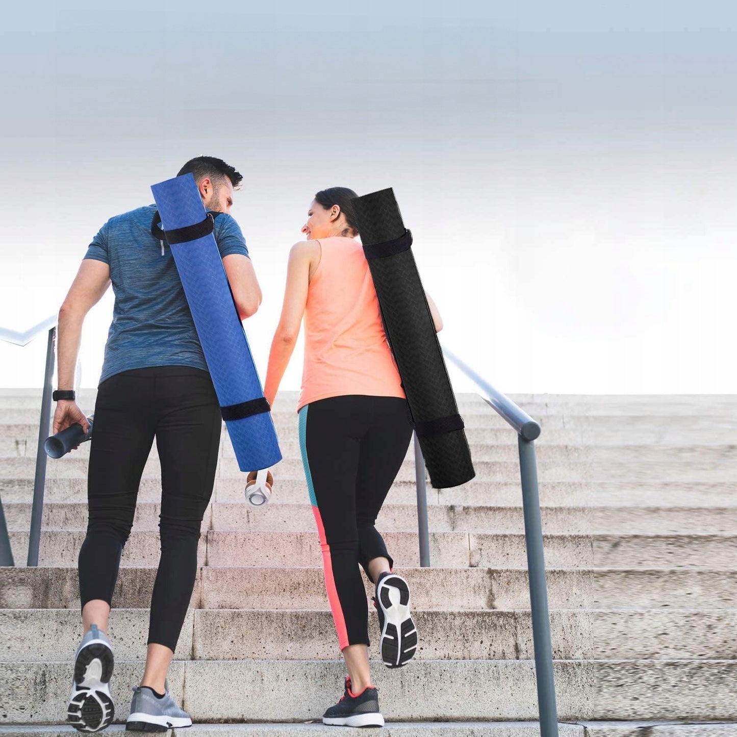 Neslystantis jógos mankštos kilimėlis sporto salei, treniruotėms TPE 180