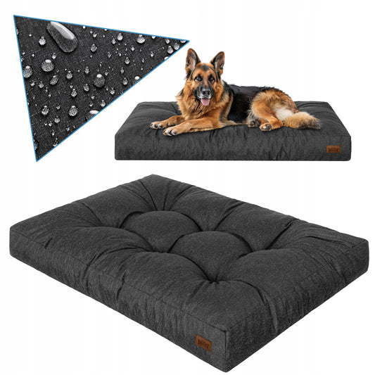 Šunų čiužinys, Lova dideliems šunims, Juodas XL 120x90 cm guolis