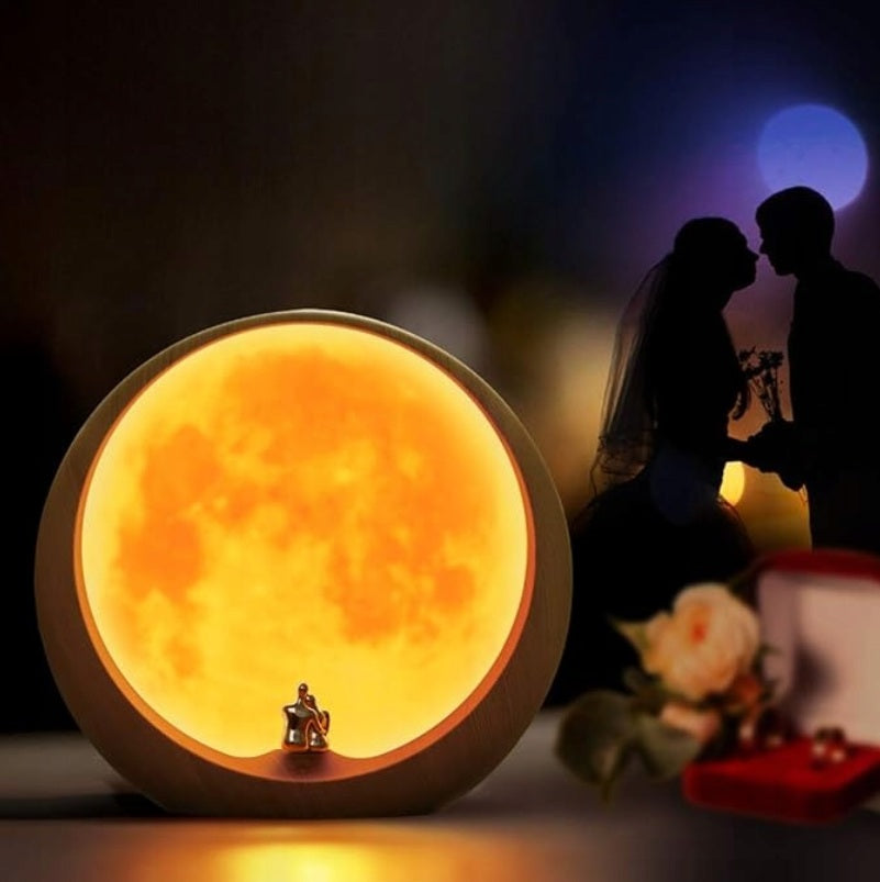 Mėnulio formos LED naktinė lempa