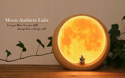 Mėnulio formos LED naktinė lempa