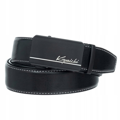 Vyriškas Dovanų Rinkinys: Odinė Piniginė ir Krynicki Diržas 115 cm