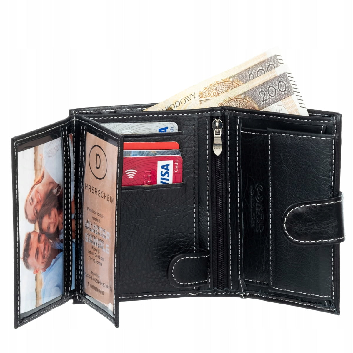 Vyriškas Dovanų Rinkinys: Odinė Piniginė ir Krynicki Diržas 115 cm