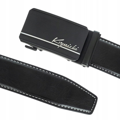 Vyriškas Dovanų Rinkinys: Odinė Piniginė ir Krynicki Diržas 115 cm