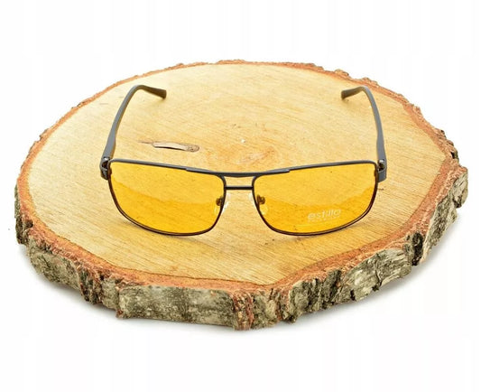 Vyriški poliarizuoti naktinio vairavimo akiniai ESTILLO