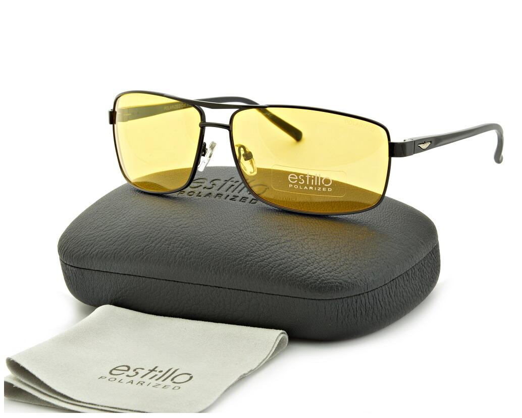 Vyrai Naktinio Vairavimo Akiniai Vairuotojams Poliarizuoti ESTILLO Prekės ženklo + DOVANOS