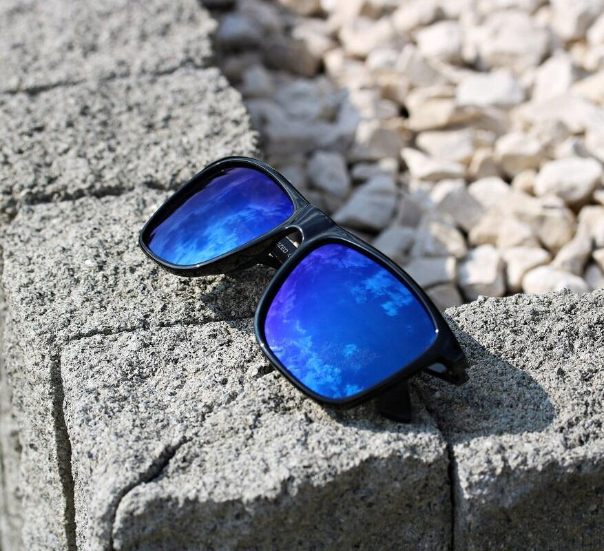 Vyriški akiniai POLIARIZUOTI saulės akiniai Veidrodiniai ESTILLO prekės ženklo + DOVANOS