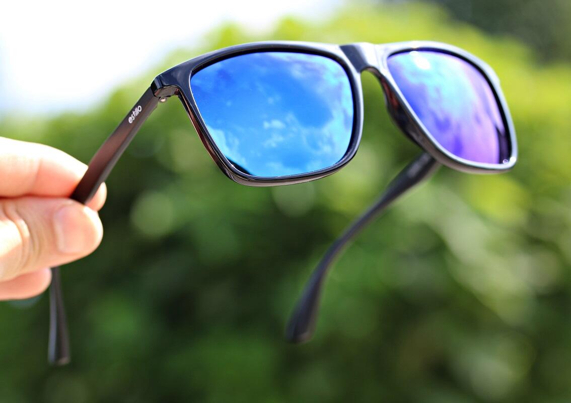 Vyriški akiniai POLIARIZUOTI saulės akiniai Veidrodiniai ESTILLO prekės ženklo + DOVANOS