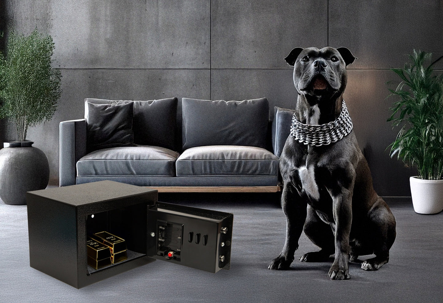 Metalinis seifas su skaitmenine spyna