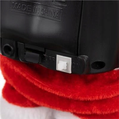 Kalėdos figūrėlė groja, šoka 30cm 3xAA