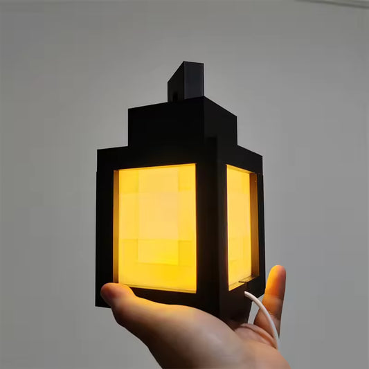 Minecraft LED naktinė lempa