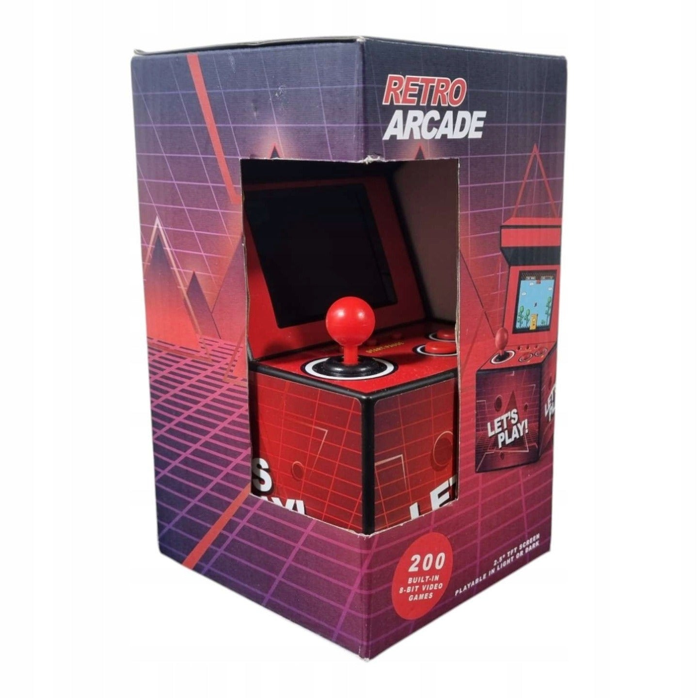 Mini Retro Žaidimų Automatas – 200 Žaidimų